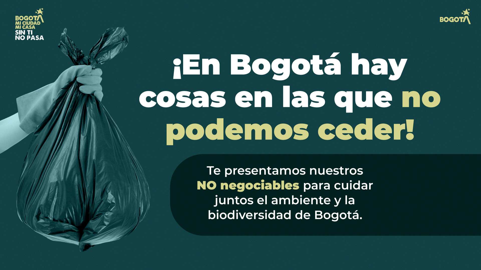 ¡En Bogotá hay cosas en las que no podemos ceder!!